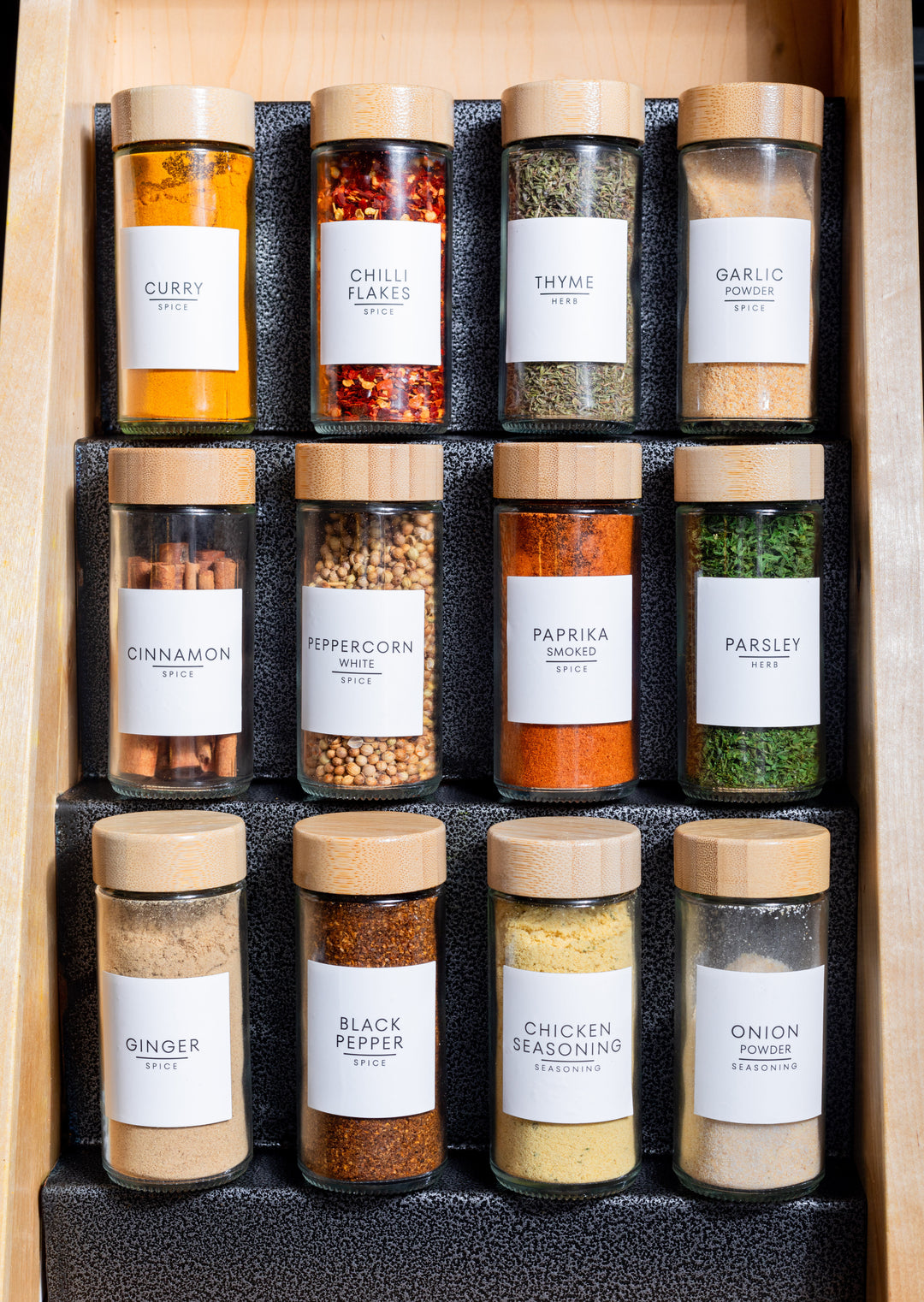 Mexican Spice Labels