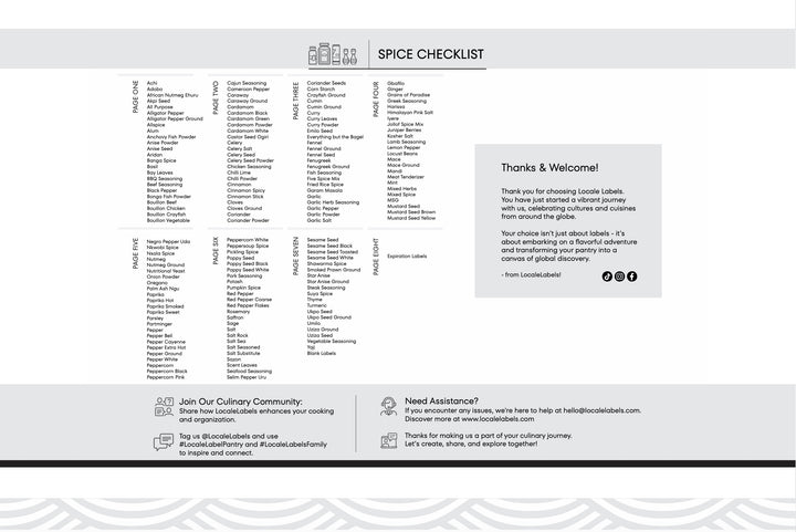 Naija Spice Labels